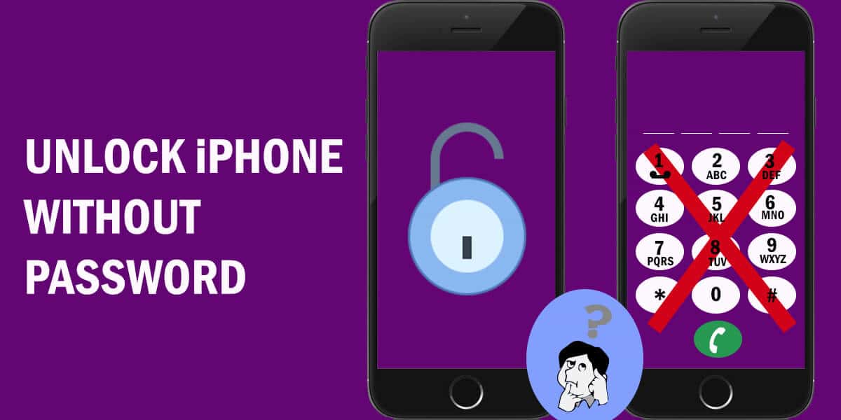 how do you unlock an iphone without the password