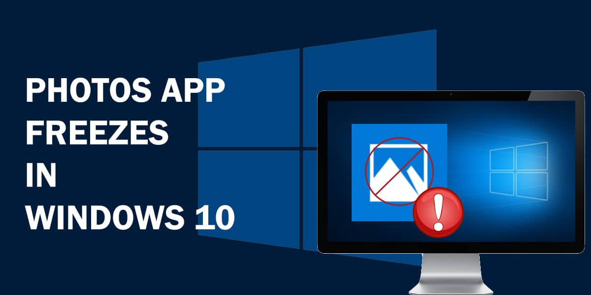 Photos app freezes upon import in Windows 10